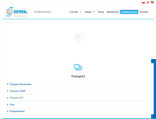 Tablet Screenshot of dmllogistics.com